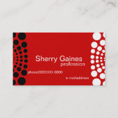 Visitekaartjes voor professionele monogram (Achterkant)