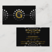 Visitekaartjes voor professionele monogram (Voorkant / Achterkant)