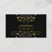 Visitekaartjes voor professionele monogram (Achterkant)