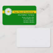 Visitekaartjes voor professionele tuinbouw (Voorkant / Achterkant)