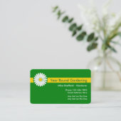 Visitekaartjes voor professionele tuinbouw (Staand voorkant)