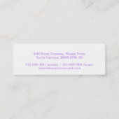 Visitekaartjes voor professionele voetbal coach va (Achterkant)