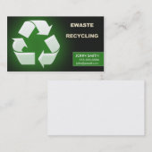 Visitekaartjes voor recycling van afval - Ontwerp  (Voorkant / Achterkant)