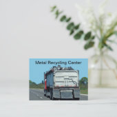 Visitekaartjes voor recycling van schroot (Staand voorkant)
