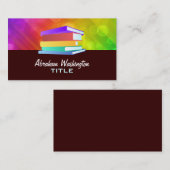 Visitekaartjes voor regenboogboeken (Voorkant / Achterkant)