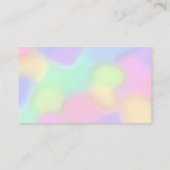 Visitekaartjes voor regenboogkleuren (Achterkant)