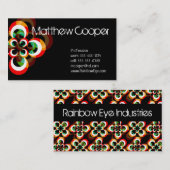 Visitekaartjes voor regenboogogen (Voorkant / Achterkant)