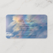 Visitekaartjes voor regenboogwolken (Achterkant)