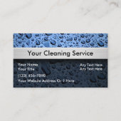 Visitekaartjes voor reinigingsservice (Voorkant)