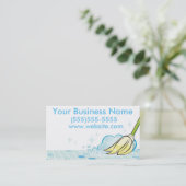 Visitekaartjes voor reinigingsservice (Staand voorkant)