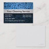 Visitekaartjes voor reinigingsservice (Voorkant / Achterkant)
