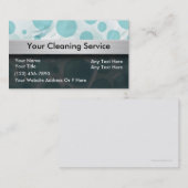 Visitekaartjes voor reinigingsservice (Voorkant / Achterkant)