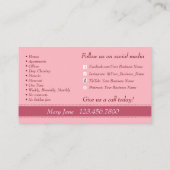 Visitekaartjes voor reinigingsservice (Achterkant)