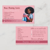 Visitekaartjes voor reinigingsservice (Voorkant / Achterkant)