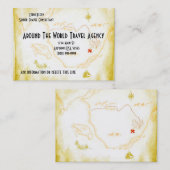 Visitekaartjes voor reisbureaus (Voorkant / Achterkant)