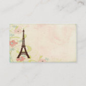 Visitekaartjes voor reisbureaus - Eiffeltoren (Achterkant)