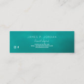 Visitekaartjes voor reisbureaus voor zomerfeestdag (Achterkant)