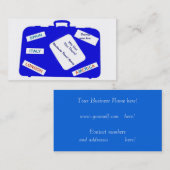 Visitekaartjes voor reizen (Voorkant / Achterkant)