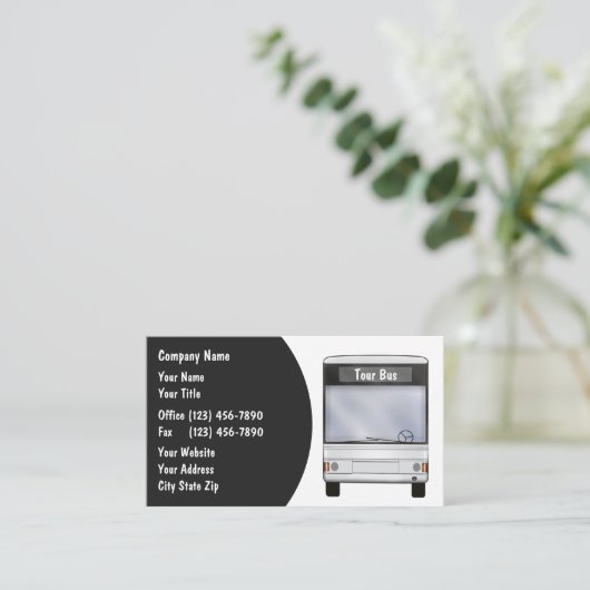 Visitekaartjes voor reizen (Staand voorkant)