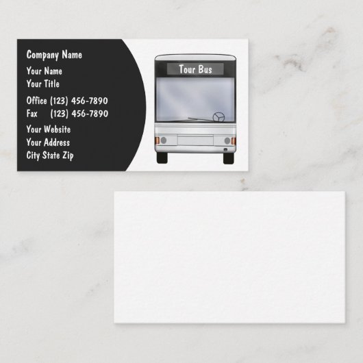 Visitekaartjes voor reizen (Voorkant / Achterkant)