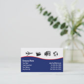 Visitekaartjes voor reizen (Staand voorkant)