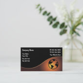 Visitekaartjes voor reizen (Staand voorkant)