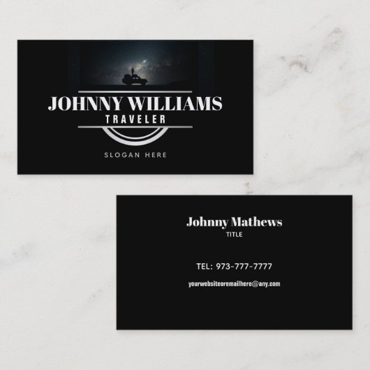  Visitekaartjes voor reizigers (Voorkant / Achterkant)