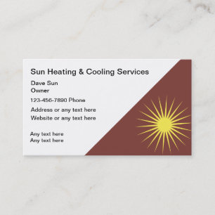Visitekaartjes voor reparatie van airconditioning