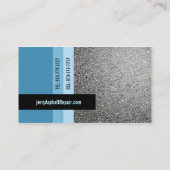 Visitekaartjes voor reparatie van asfalt (Achterkant)