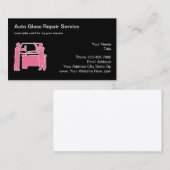Visitekaartjes voor reparatie van automobielvenste (Voorkant / Achterkant)