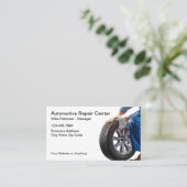 Visitekaartjes voor reparatie van auto's (Staand voorkant)