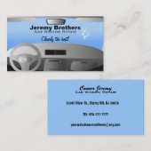 Visitekaartjes voor reparatie van autowrakken (Voorkant / Achterkant)