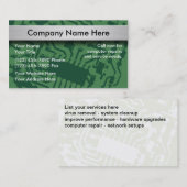 Visitekaartjes voor reparatie van computers (Voorkant / Achterkant)
