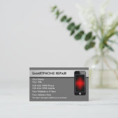 Visitekaartjes voor reparatie van mobiele telefoon (Staand voorkant)