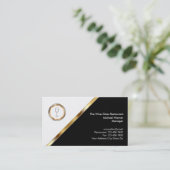 Visitekaartjes voor restaurants van Classy (Staand voorkant)