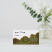 VISITEKAARTJES VOOR RETRO-ONTWERPEN (Staand voorkant)