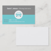 Visitekaartjes voor rijinstructeurs in de auto-ind (Voorkant / Achterkant)