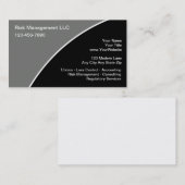 Visitekaartjes voor risicobeheer (Voorkant / Achterkant)