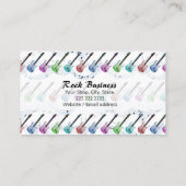 Visitekaartjes voor Rock- en Roll Music (Achterkant)