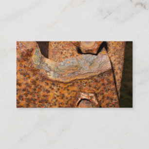 Visitekaartjes voor roestkogels en schroeven