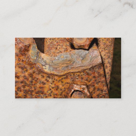 Visitekaartjes voor roestkogels en schroeven (Voorkant)