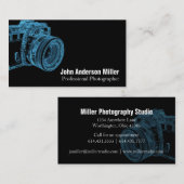 Visitekaartjes voor röntgenfoto's met blauwe camer (Voorkant / Achterkant)