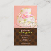 Visitekaartjes voor roze of chocolade taart (Achterkant)