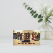 Visitekaartjes voor samengevoegde kralen (Staand voorkant)