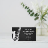 Visitekaartjes voor saxofonisten (Staand voorkant)