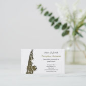 Visitekaartjes voor saxofonisten (Staand voorkant)