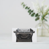 Visitekaartjes voor schrijfmachines (Staand voorkant)