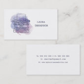 Visitekaartjes voor schrijfmachines voor waterverv (Voorkant / Achterkant)