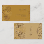 Visitekaartjes voor script en kalligrafie (Voorkant / Achterkant)