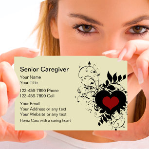 Visitekaartjes voor senior verzorgers